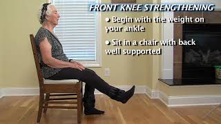 Knee Extensor - Strength Exercise - Otago Exercise Program