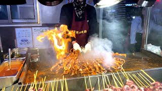 China Zhuhai Xiawan Street Food Market｜珠海夏灣燈光夜市｜美食平靚正｜晚上10點到4點 #珠海 #椒鹽瀨尿蝦 #串燒 #臭豆腐 #燒生蠔