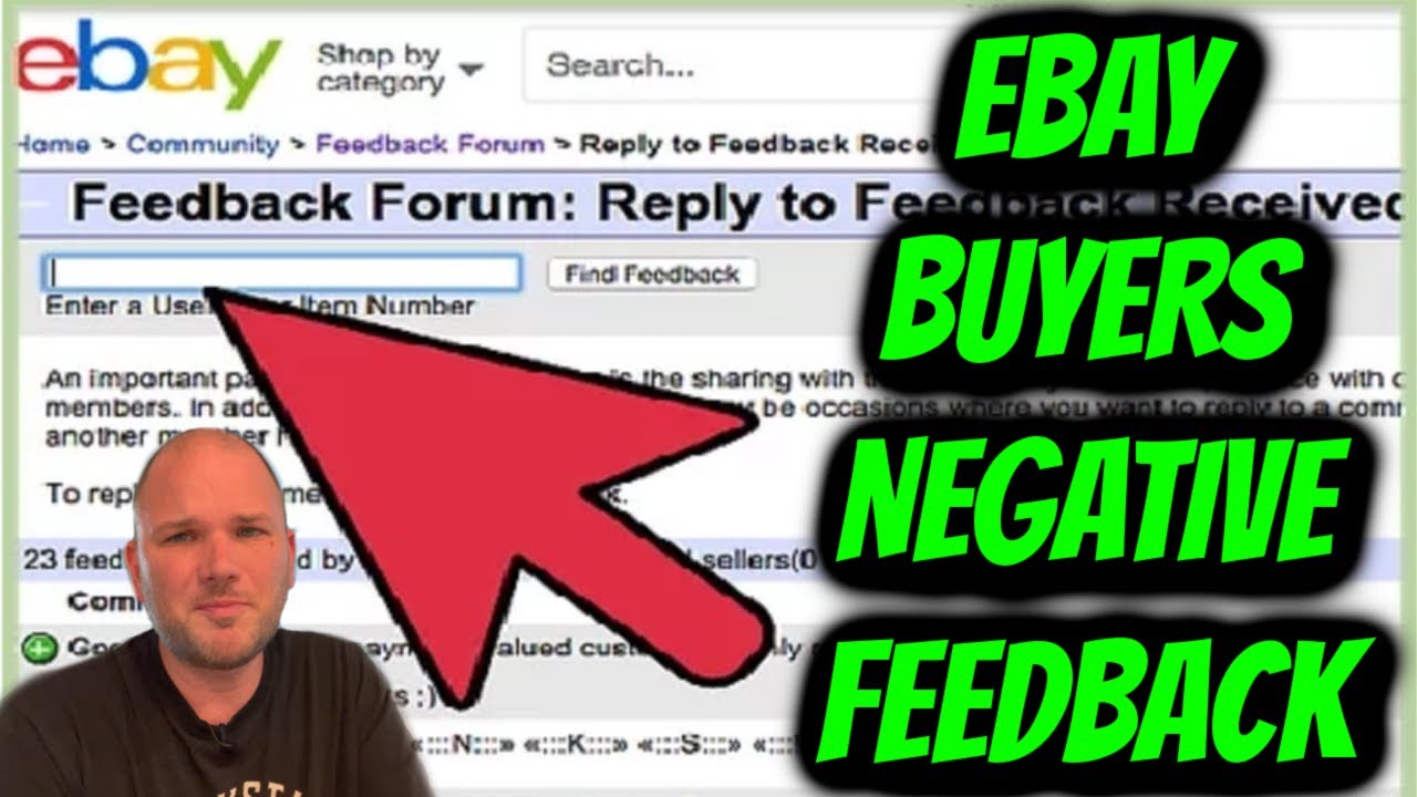 Ebay Buyers Getting Negative Feedback From Sellers - YouTube