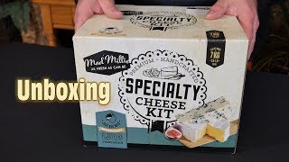 Unboxing the Mad Millie Specialty Cheese Kit