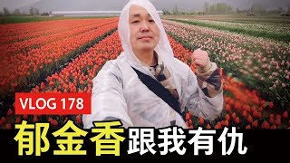 VLOG 178：奇利瓦克郁金香节首日探营～冷冷的冰雨在脸上胡乱地拍～美美的郁金香跟寒雨混成一块～