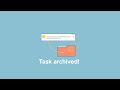 Archiving tasks on Slack | Workstreams.ai Task Management short demo