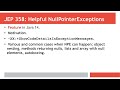 Java 14 - Helpful NullPointerExceptions