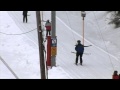 Første skitur efter helikopterstyrt