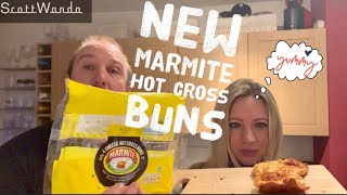 NEW Marmite Hot Cross Buns #marmite