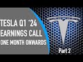 Tesla Q1 2024 Call Reaction Part 2 - Investor's Questions