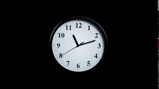 Just a clock spinning