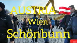 Vienna, Austria - 🇦🇹Christmas🎄 Walk - 4K Walking Tour. schönbrunn 🎄