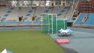 20210305151429 臺北市109學年度中等學校運動會田徑賽高男組4x400公尺接力決賽 中正高中奪金牌破大會達標、陽明高中奪銀牌達標、建國中學奪銅牌達標。