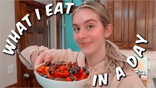 what i eat in a day | easy + healthy vegan meals