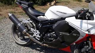 Hyosung GT 650 R  2015 review en español