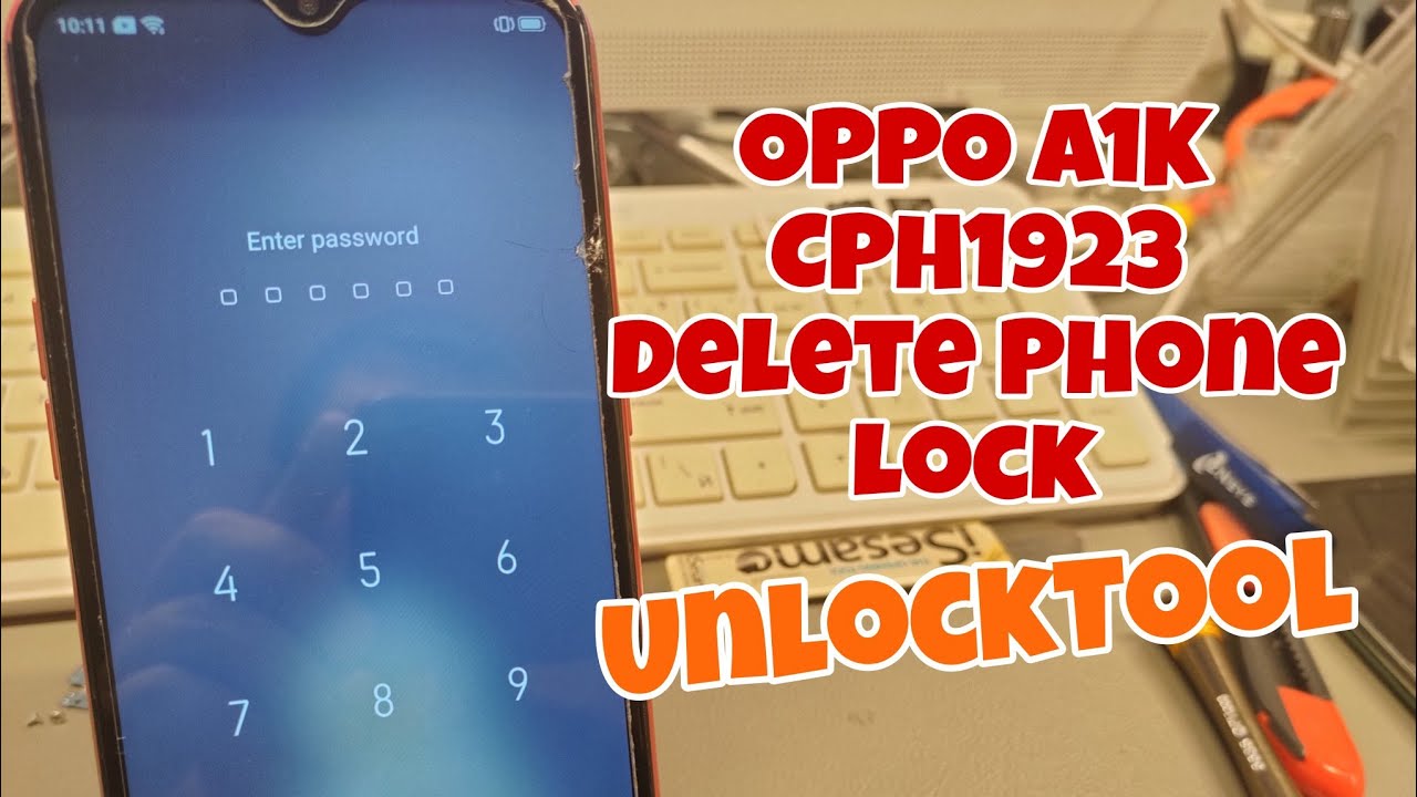 OPPO A1K (CPH1923), Delete Pin, Pattern, Password Lock. One Click With ...