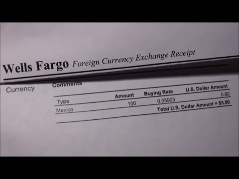 Exchange Foreign Currency for U.S. Dollars - Wells Fargo Bank Exchange Foreign Currency for U.S. Dollars - Wells Fargo Bank