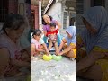 cute mom and brothers play with new balloon shoes 🤣👧🏻😍😇👩🏻💕👶🏻 shorts fyp funny