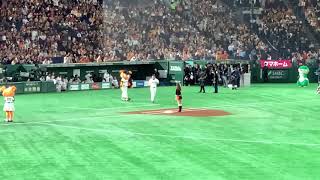 209/10/22 日本シリーズ第3戦　東京ドームオープニング