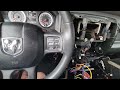 4th Gen Ram Alpine radio install and parking brake bypass!!