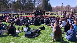 Wellesley High School students walked out in protest of racism