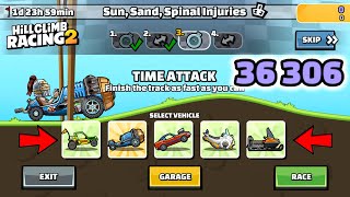 Hill Climb Racing 2 – 36306 points in SUN, SAND, SPINAL INJURIES Team Event