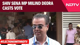 Maharashtra Election 2024: Worli Assembly Seat Candidate, Shiv Sena MP Milind Deora Casts Vote