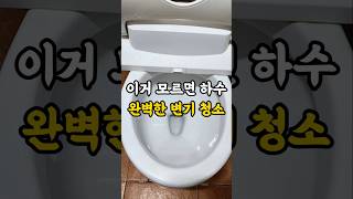 이거 모르면 하수 완벽한 변기 청소 어렵지 않아요