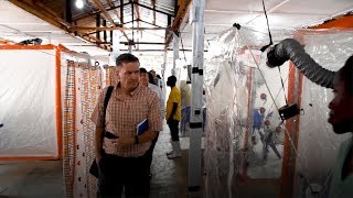 USAID Administrator Green visits Ebola Treatment Unit in Katwa, DRC