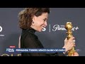 fernanda torres desbanca estrelas de hollywood e vence globo de ouro jornal da band