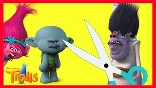 Trolls Watch Party with Poppy's Trolls Haircut -  Play-Doh Easter Egg Hunt with Ellie Sparkles