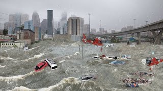 3 minutes ago in Montreal Canada! A flood of leftover hurricane beryl exploded