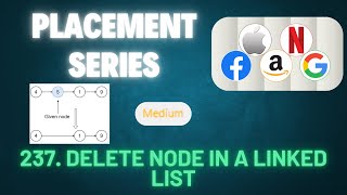 237. Delete Node in a Linked List || Placement - Series || Telugu || @DSATeluguZone  || Leetcode