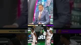 BTS of Stephen A. Smith calling NBA highlights