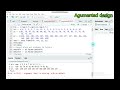 Agumented Design analysis in R studio.
