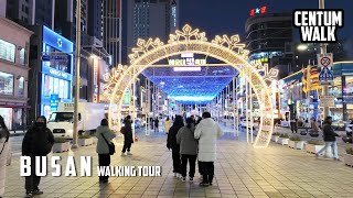 The 10th Haeundae Light Festival | Busan walking tour | korea | CentumWalk 4K