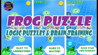 Frog Puzzle 🐸 Logic Puzzles & Brain Training(Level 1~20) - Android Gameplay Walkthrough #1