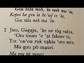 Jisu, Gagaj, A'hanisim 'Ae - Rotuman Hymn