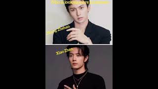 Xiao Zhan vs Zhang Zhehan coming same pose but different style # who is your favourite