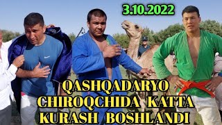 QASHQADARYO CHIROQCHIDA KATTA KURASH BOSHLANDI 3.10.2022