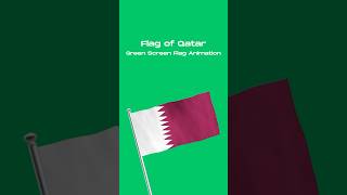 Qatar 🇶🇦 Flag Animation! #qatar #flag #animation