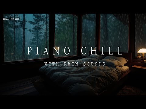 Piano melodies for rainy nights with serenades to relieve stress and ensure a peaceful sleep