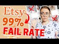 Why 99% of Etsy Stores Fail - 3 BIGGEST Mistake Etsy Sellers Make