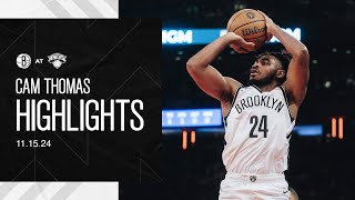 CAM THOMAS HIGHLIGHTS | Cam Thomas ties career-high with 43 points vs. Knicks.