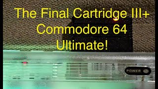 The Final Cartridge III+ running on our new Commodore 64 Ultimate Starlight Edition
