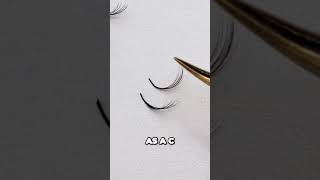 Difference between C and LC curl. #eyelashextensions #lash #lashartisttips