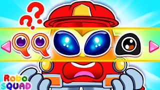 Where Are My Eyes Song 👀😣 Keep Your Eyes Healthy Song | Nursery Rhymes | RoboSquad Kids Songs