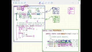 CS1B Java Tutorial 35 Object Oriented Programming OOP Visualizing Object Creations using Different
