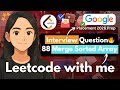 DAY-2 LeetCode 88 Merge Sorted Array | Interview Question Explained Step by Step (Beginner Friendly)