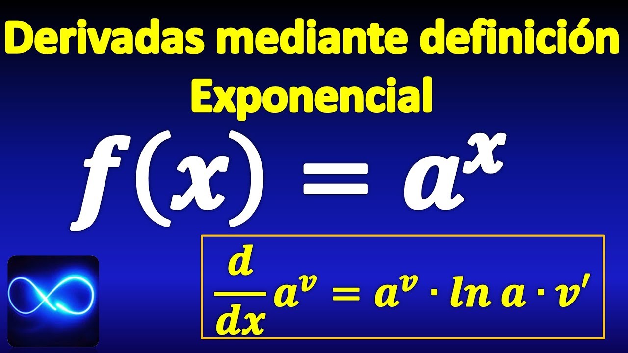 33. Demostración De La Derivada De Una Función Exponencial De Cualquier ...