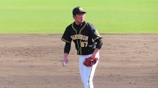 阪神　歳内宏明　練習試合投球　＠高知東部　20190220