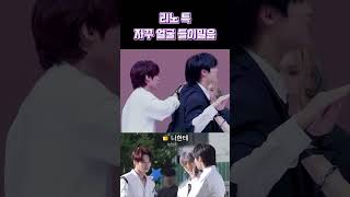 리노 특 자꾸 얼굴 들이밀음 [스트레이키즈/리노/아이엔]