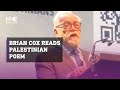 Scottish actor Brian Cox reads poem by Palestinian writer Refaat Alareer