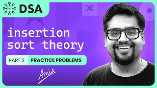 Insertion Sort (part 3)| Time Complexity Analysis | Algorithm #PROGRAMMING #PLACEMENTS